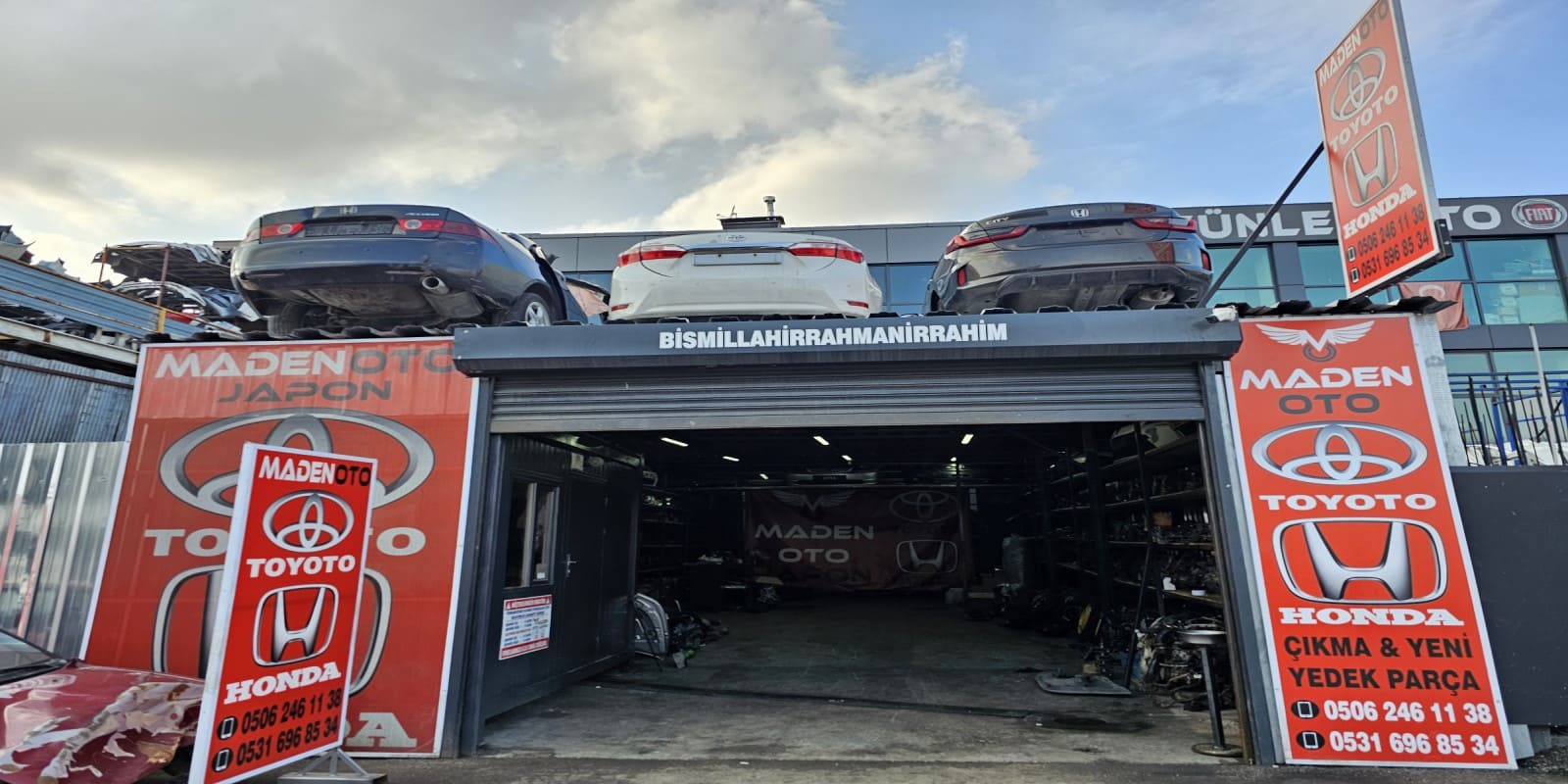 maden toyota çıkma yedek parça